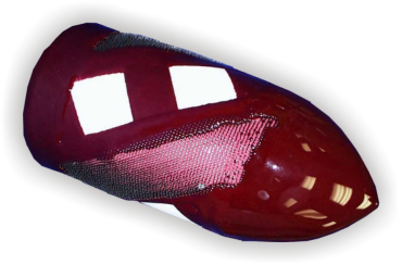 Crimson Wire Brush pipeline pig